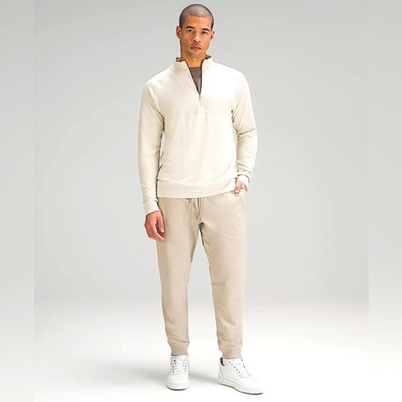 Lululemon City Sweat Jogger NWT $188 WHTO Khaki/Offwhite Spring Men’s XS - Picture 4 of 10
